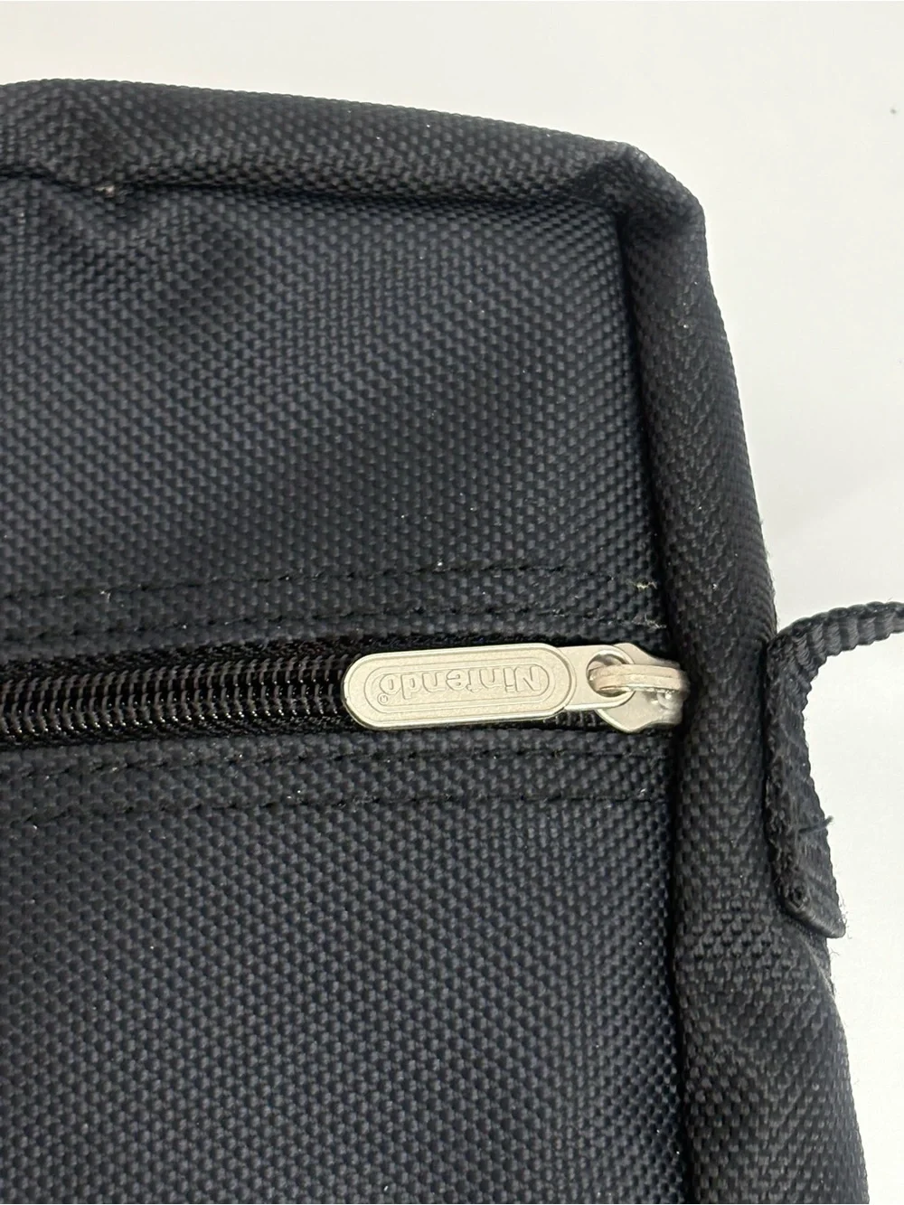 Vintage Nintendo Game Boy Gameboy Soft Shell Carry Case - Black w/ Blue Trim